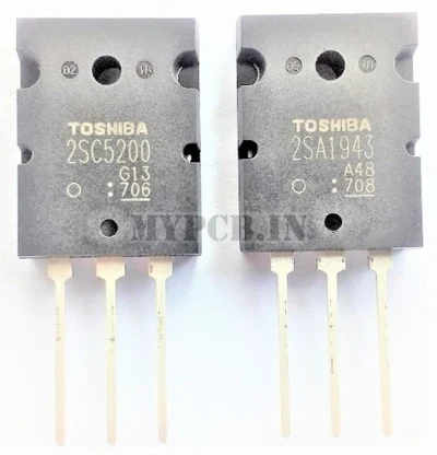 2SC5200 2SA1943 TRANSISTORS