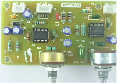 DRANGO-ASM11.webp subwoofer low pass filter board image