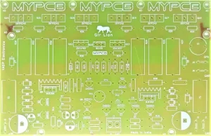 600w mosfet amplifier board image