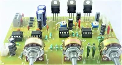 pre amp bass treble board