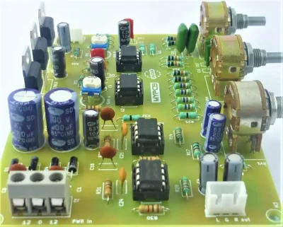 pre amp bass treble board