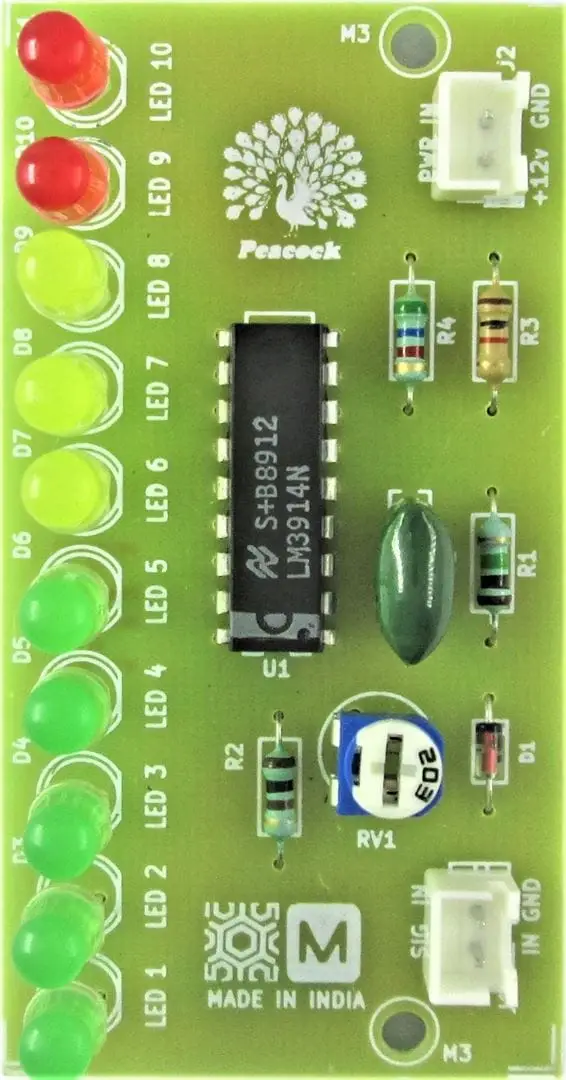 led vu meter board img