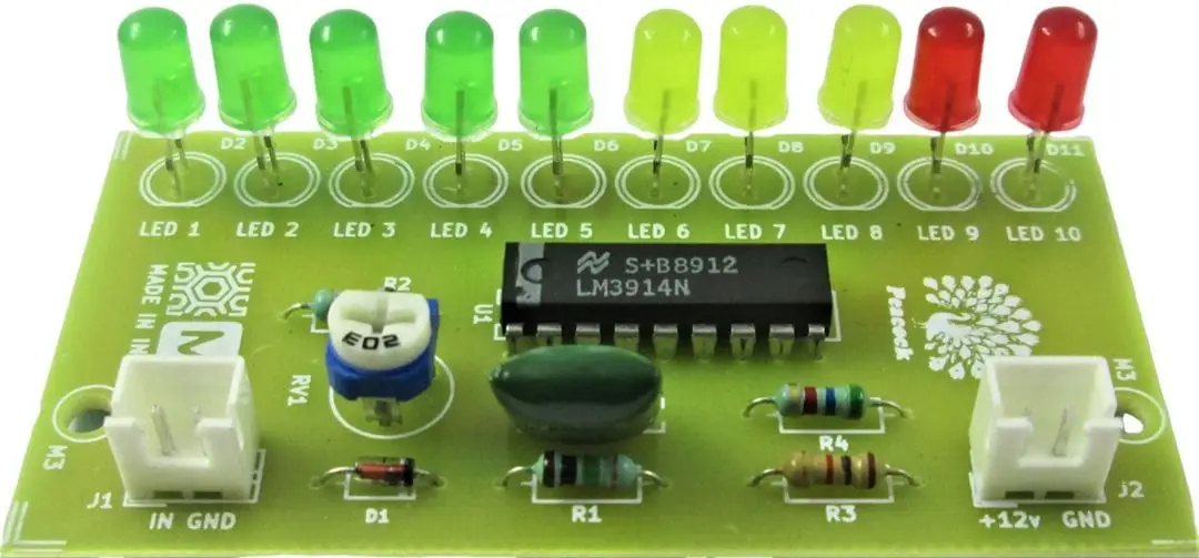 led vu meter board img