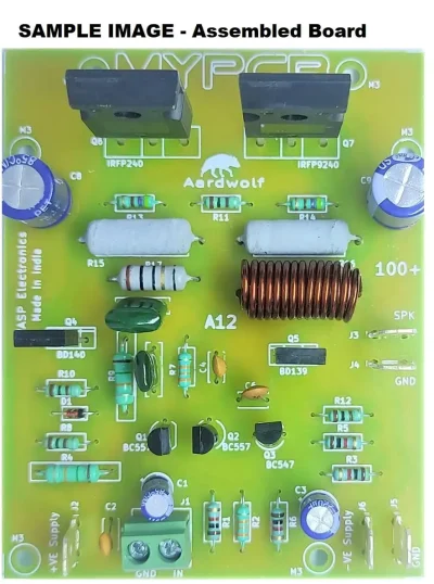 100w mosfet amplifier board image
