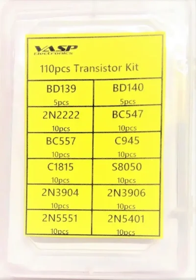 110pcs Assorted Transistor Kit 110pcs Assorted Transistor Kit